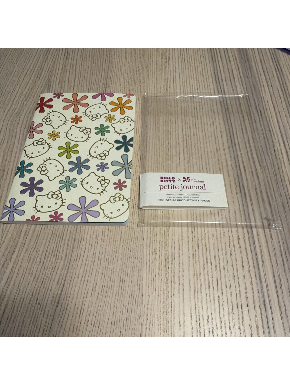 Erin Condren Hello Kitty Petite Journal Notebook Metallic Asterisks Productivity